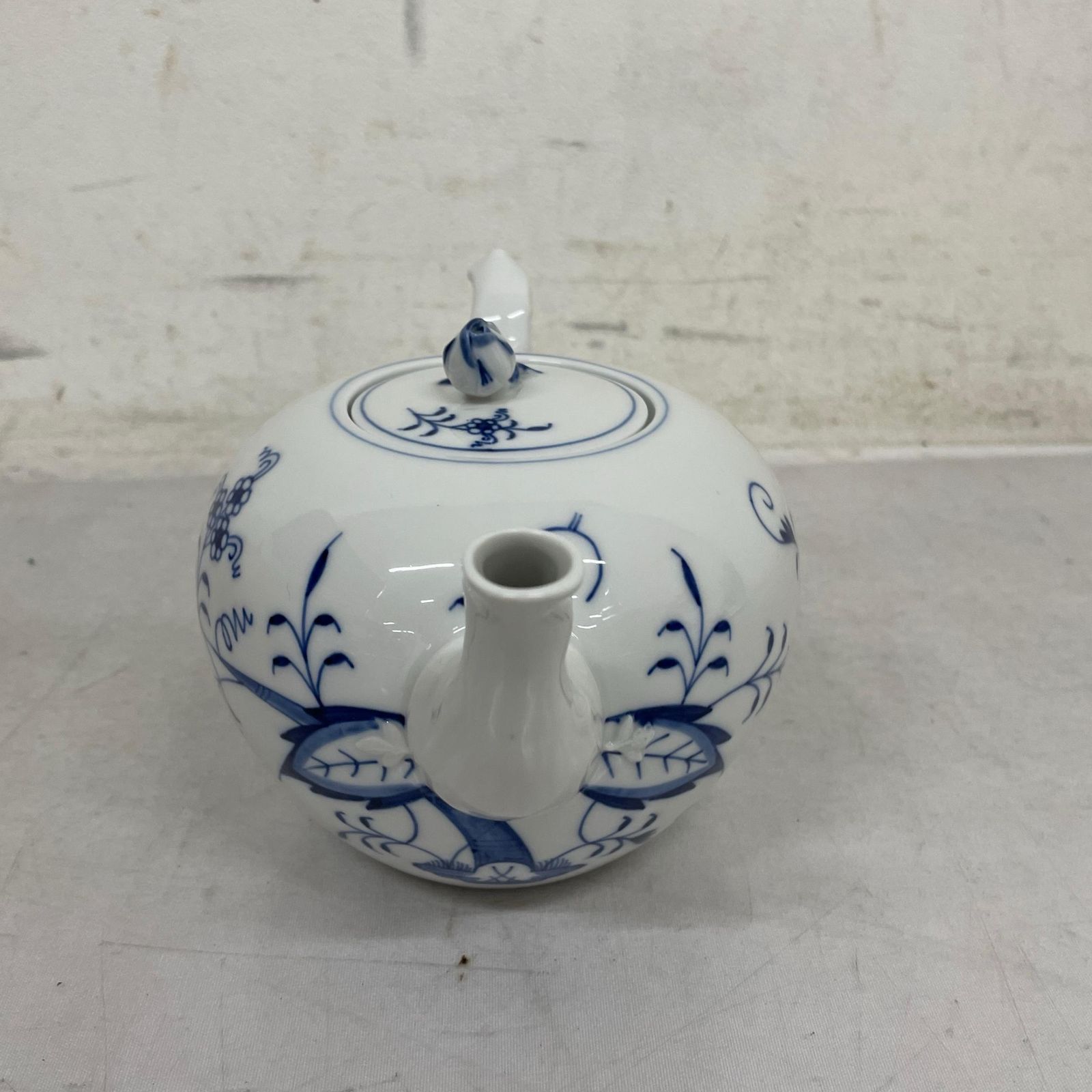 希少】Meissen マイセン ブルーオニオン 急須 蓋付き湯呑み 5客 ティー