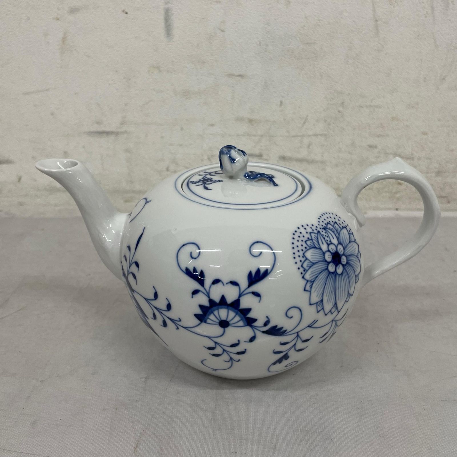 希少】Meissen マイセン ブルーオニオン 急須 蓋付き湯呑み 5客 ティー