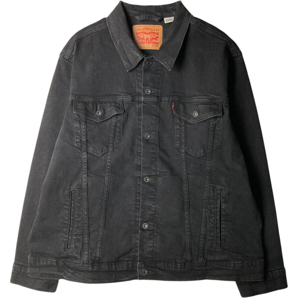 m出品 人気SALE，HOT 古着 リーバイス Levi's ブラック デニムジャケット G