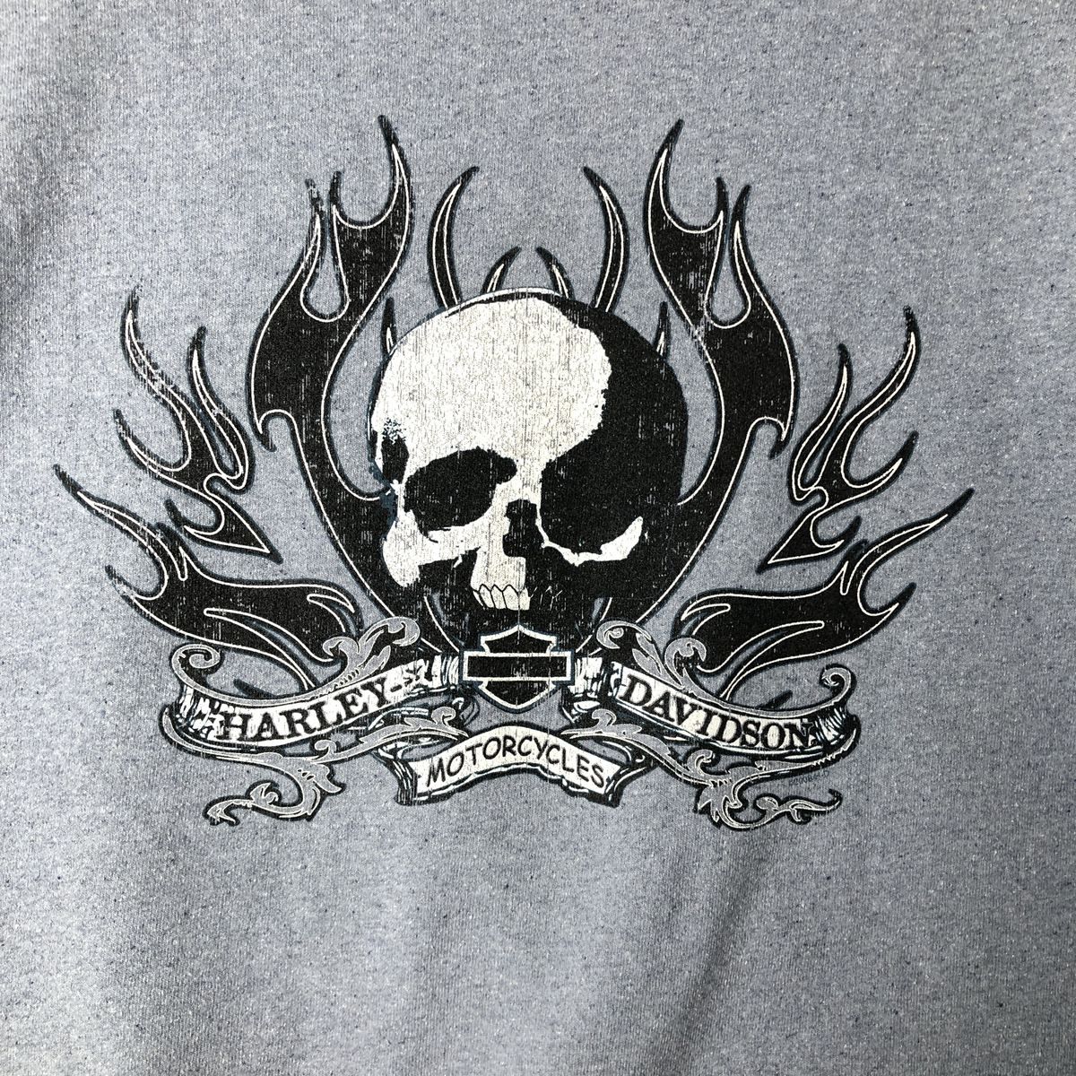 古着 ハーレーダビッドソン Harley-Davidson ドクロ柄 スカル柄