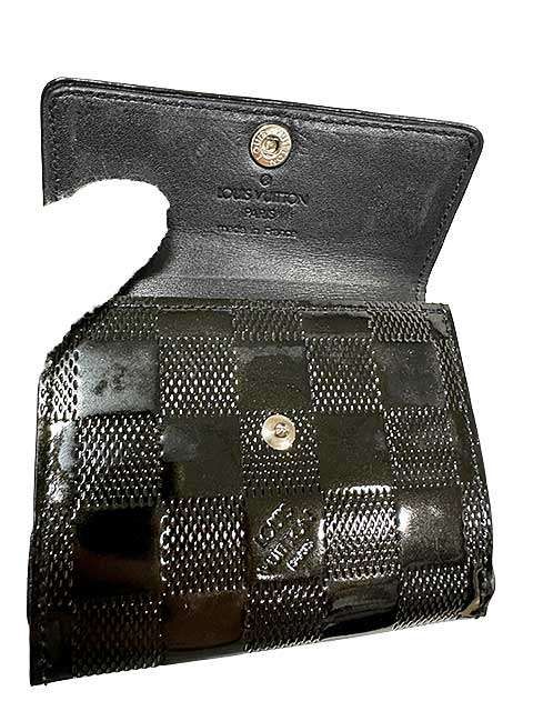 【中古】 LOUIS VUITTON 　ルイヴィトン　ケース ラドロー M92134 ダミエヴェルニ 名刺入れ カードケース 小銭入れ メンズ 　難あり＿S26＿s-0982-r26 中古】 LOUIS VUITTON ルイヴィトン コインケース ラドロー M92134