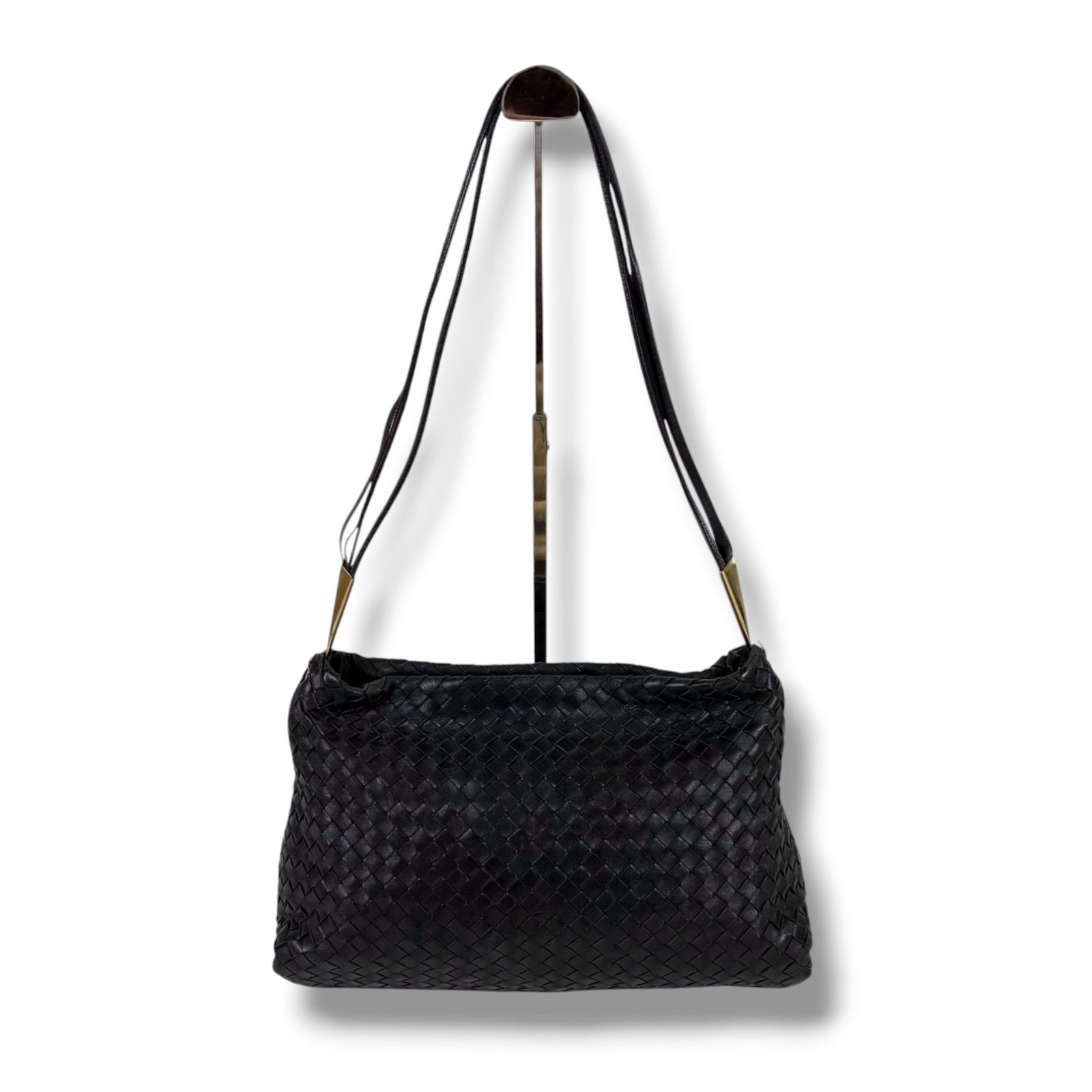 BOTTEGA VENETA Intrecciato Leather Hobo Bag ボッテガヴェネタ 