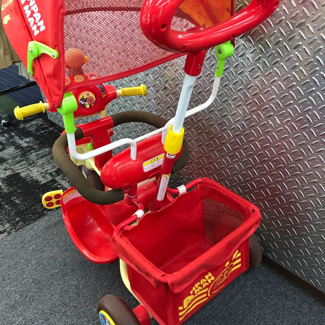 アンパンマン おでかけ三輪車 ブザー付 それいけ！ アンパンマン