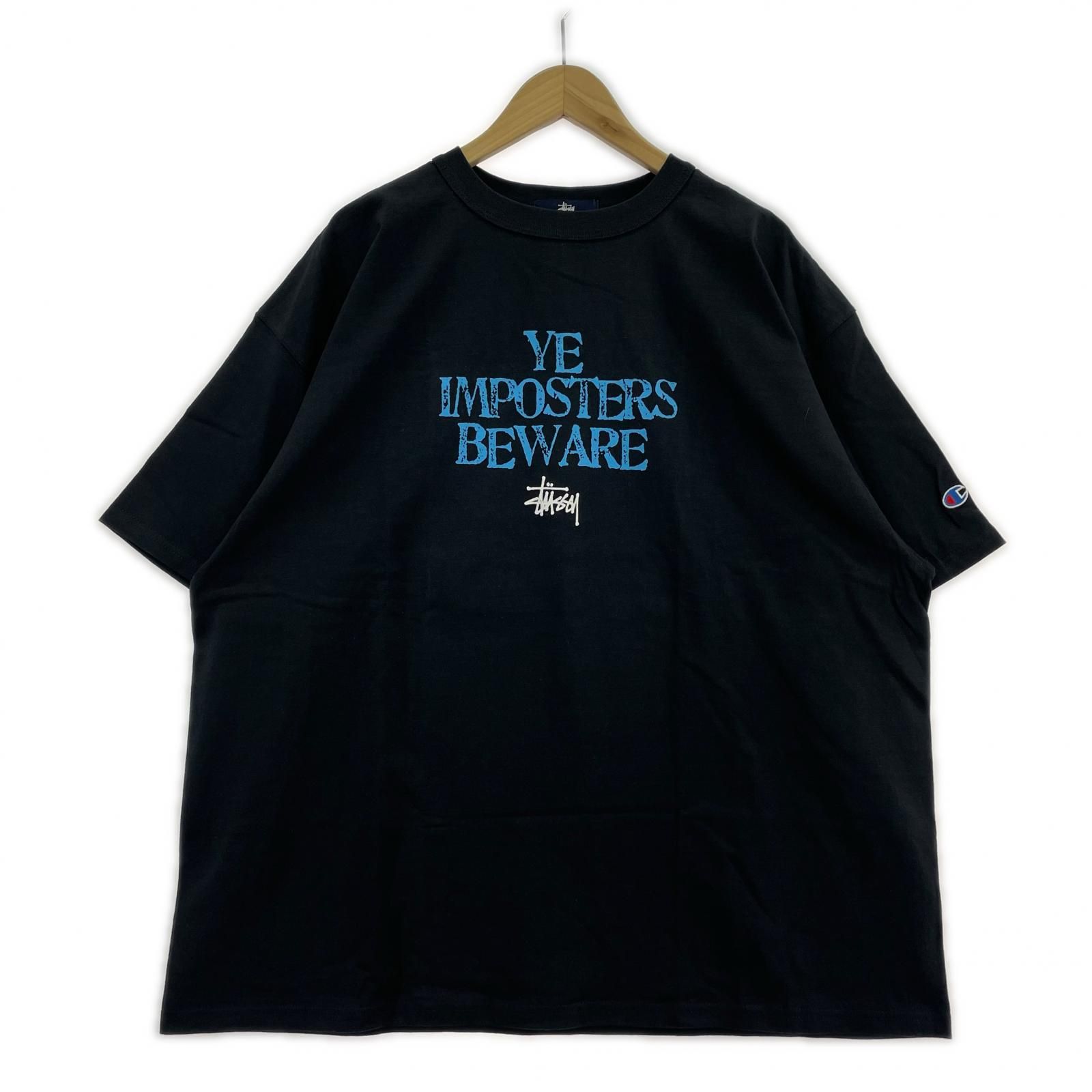 STUSSY Champion ｲｸｽﾋﾟｱﾘﾁｬﾌﾟﾄ限定 Tｼｬﾂ ﾌﾞ ﾗｯｸ XL - メルカリ
