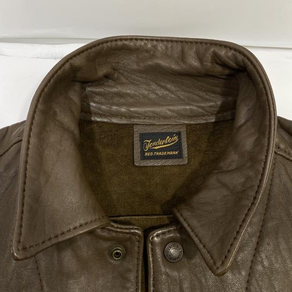 中古】TENDERLOIN 3rd シープスキン レザージャケット サイズXS