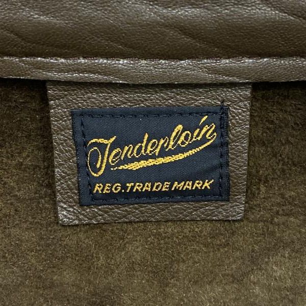 中古】TENDERLOIN 3rd シープスキン レザージャケット サイズXS