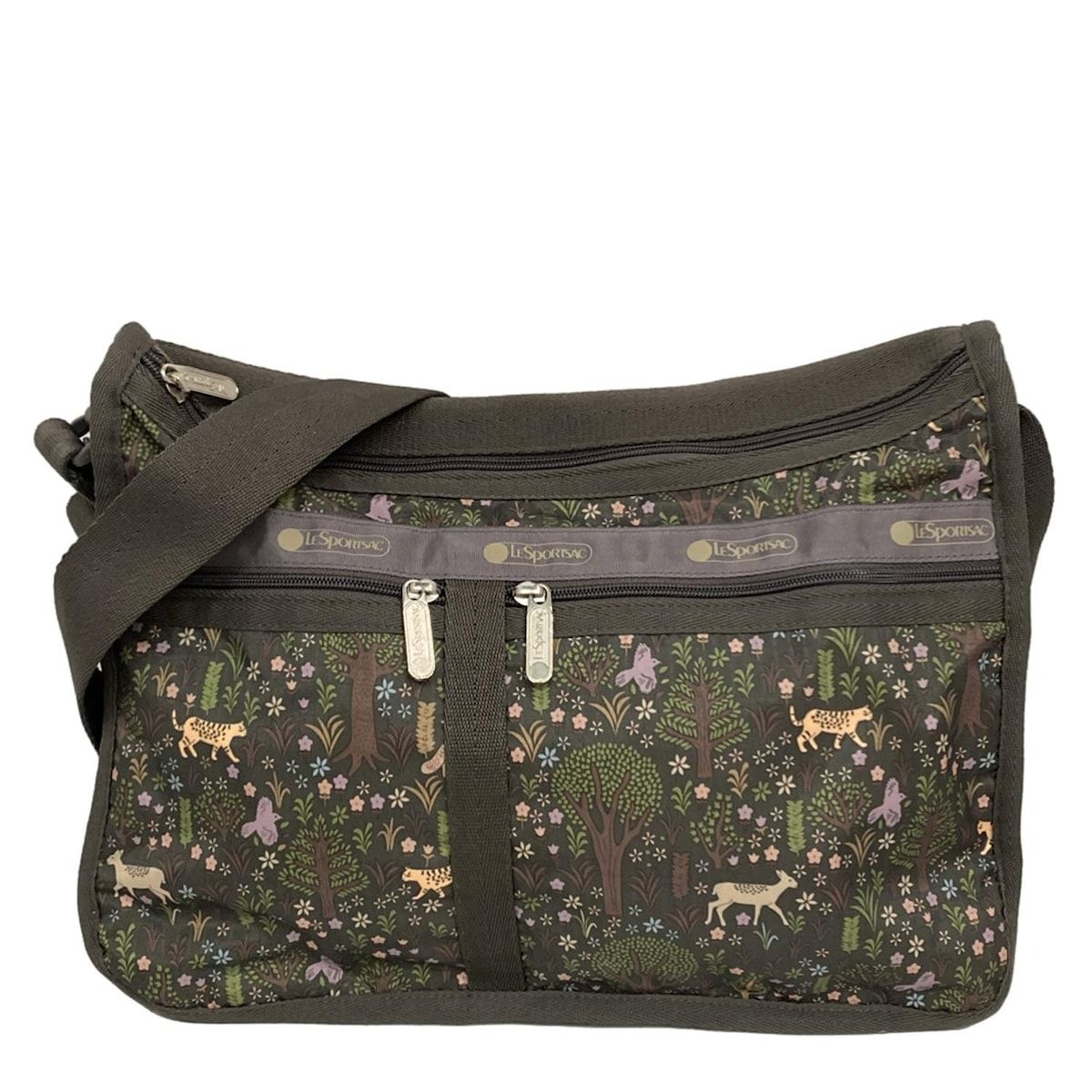 LESPORTSAC(レスポートサック) ショルダーバッグ - ダークグリーン 