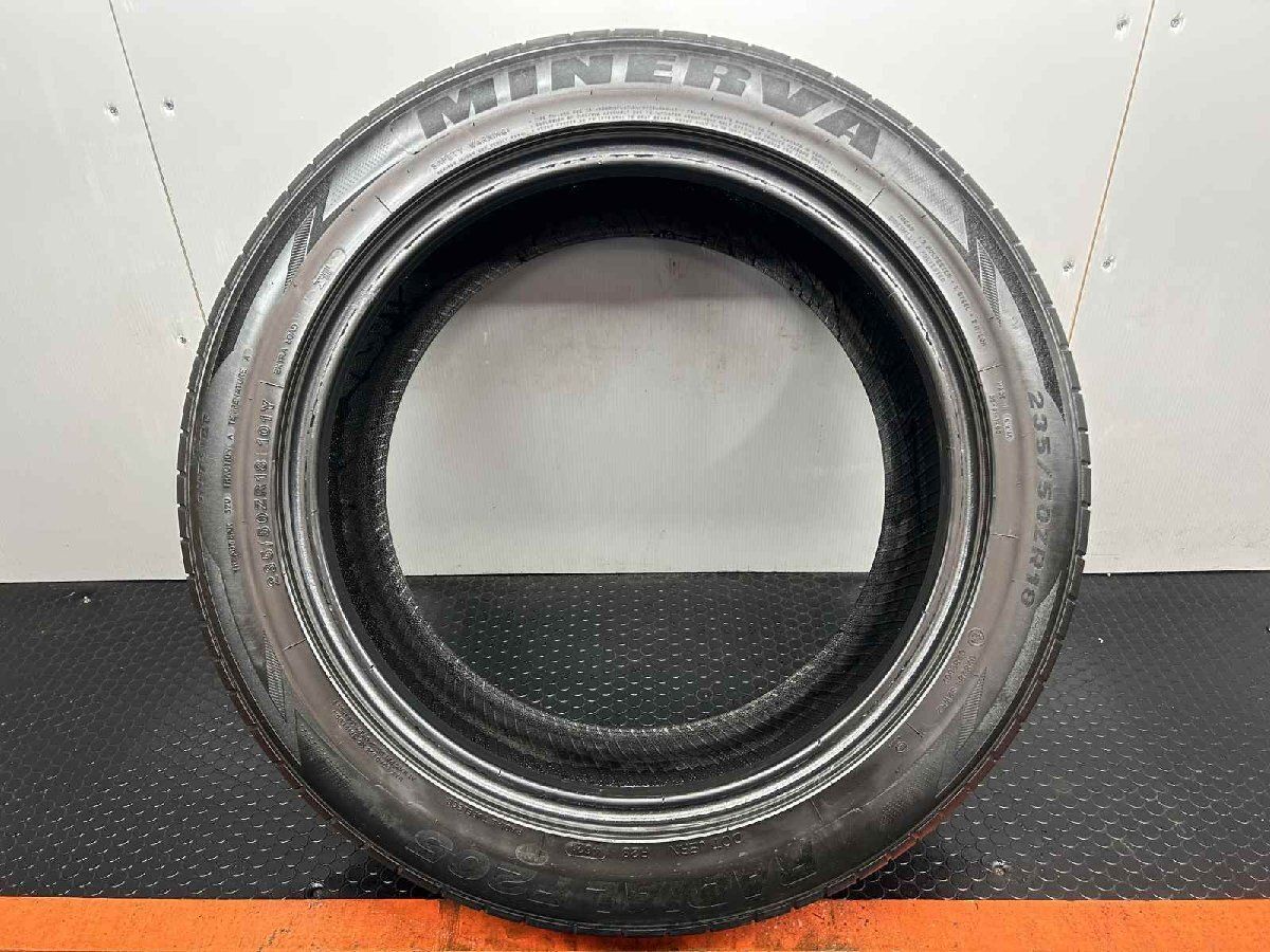 MINERVA RADIAL F205 235/50ZR18 18インチ 夏タイヤ 1本 21年製 バリ溝 