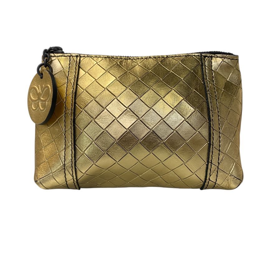 ボッテガべネタ　ポーチ ♪4142 ボッテガヴェネタ BOTTEGAVENETA レザー イントレッチオ