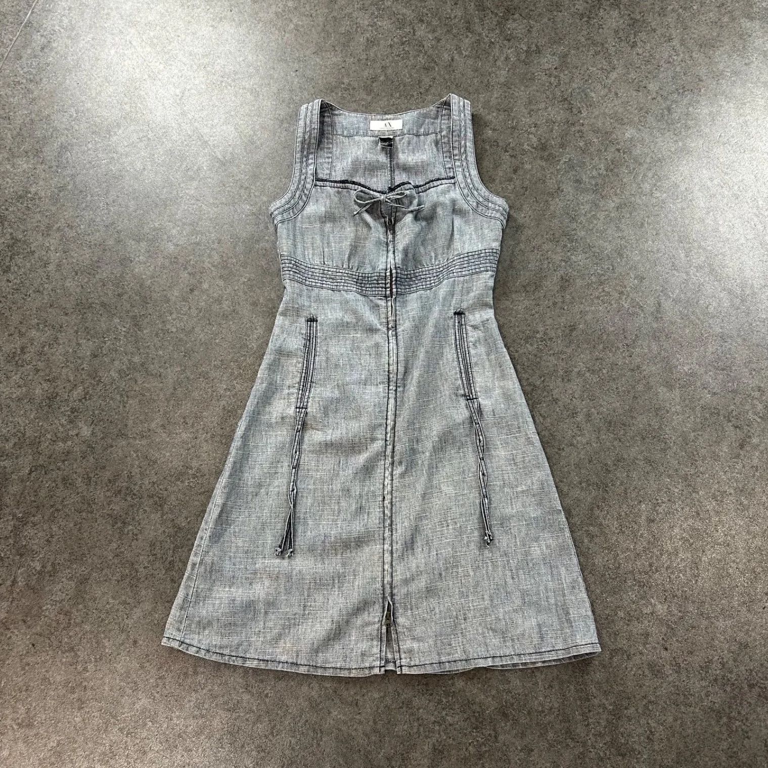 新品未着用】Armani Baby ノースリーブワンピース グレー 24M 【公式通販】