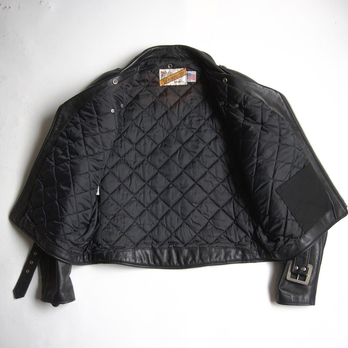 美品/ビッグサイズ】SCHOTT【618/ダブルライダース ジャケット】48