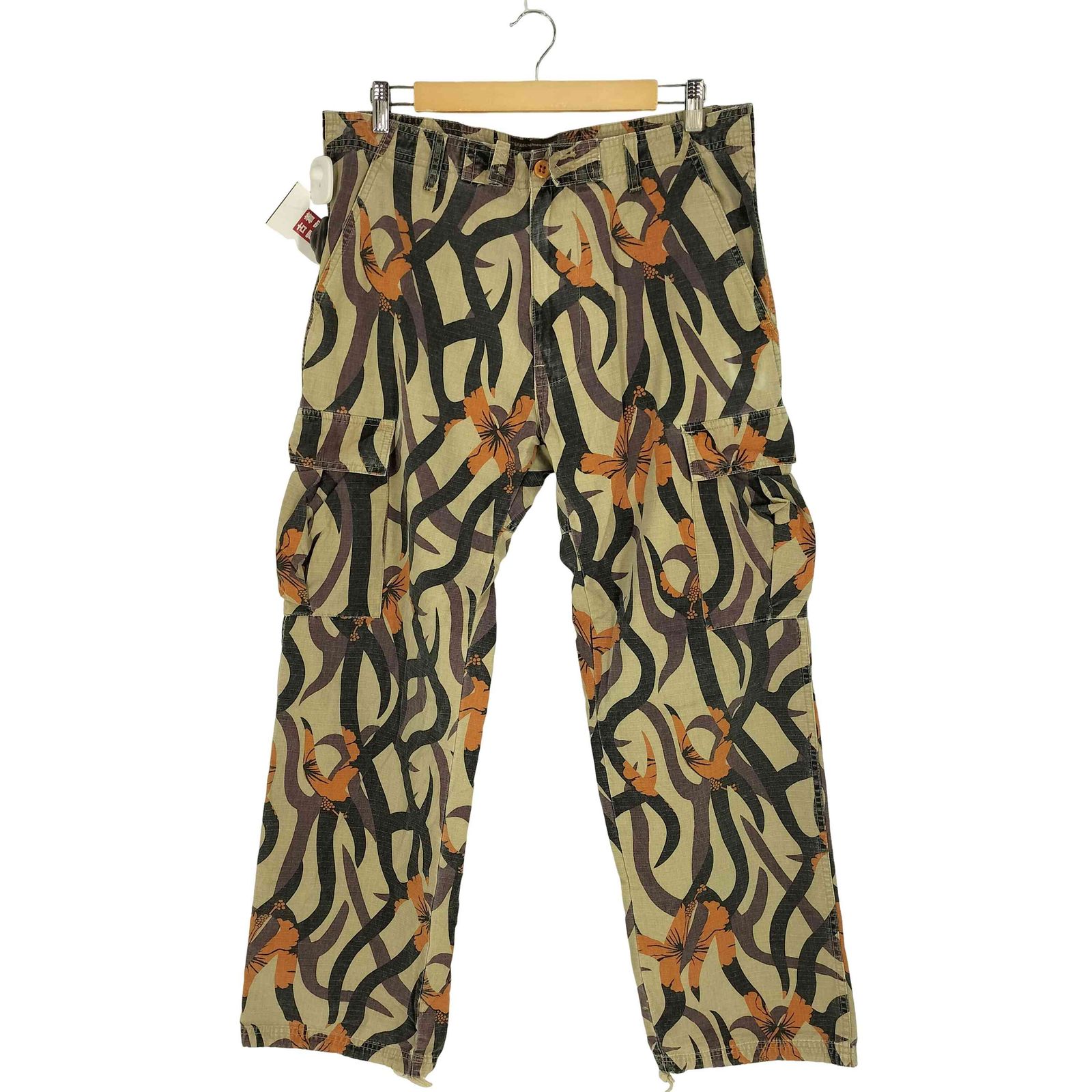 ステューシー Stussy 00S GEARタグ Flower Tribal Camo Cargo Pants