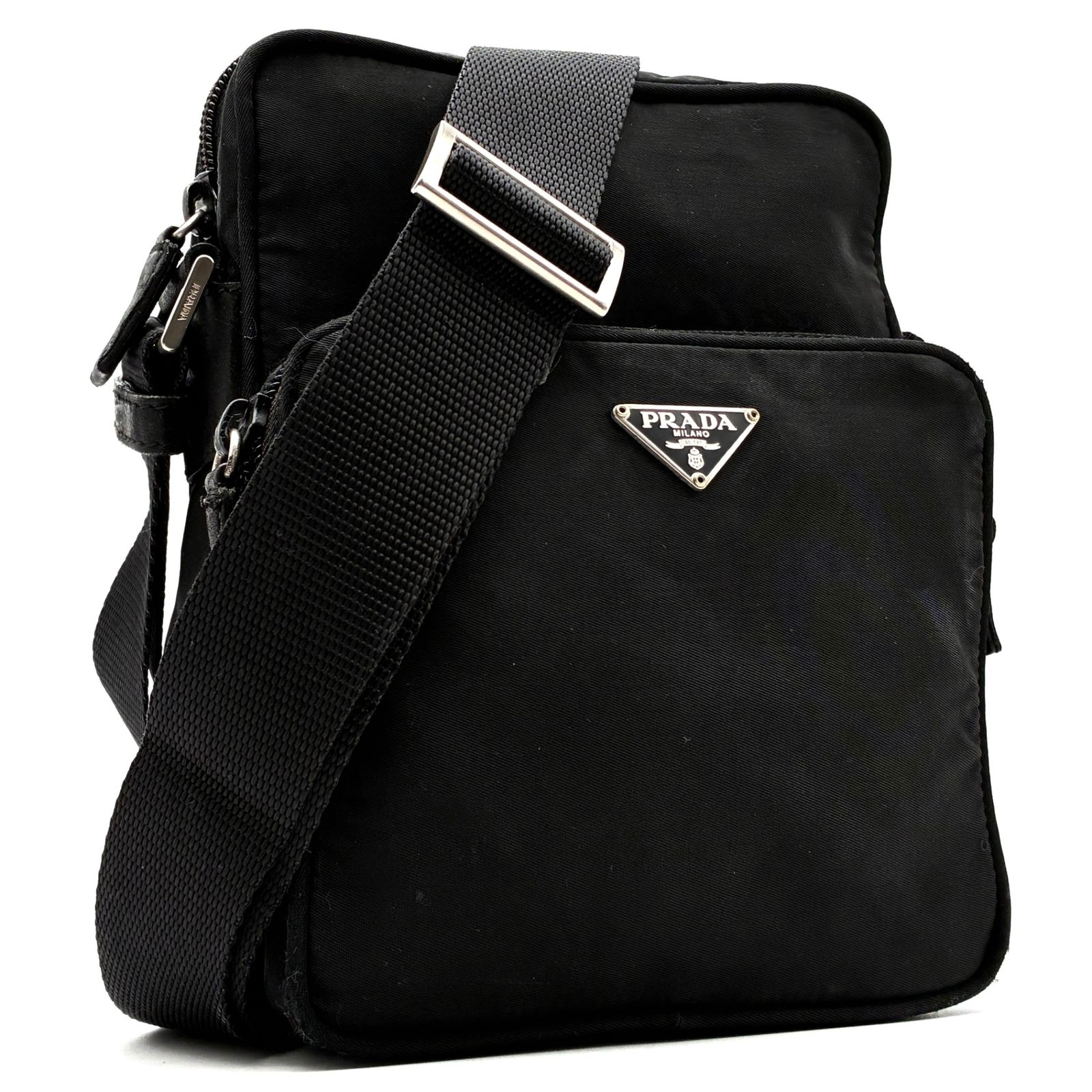 美品 PRADA プラダ テスート ナイロン ショルダーバッグ 斜め掛け 