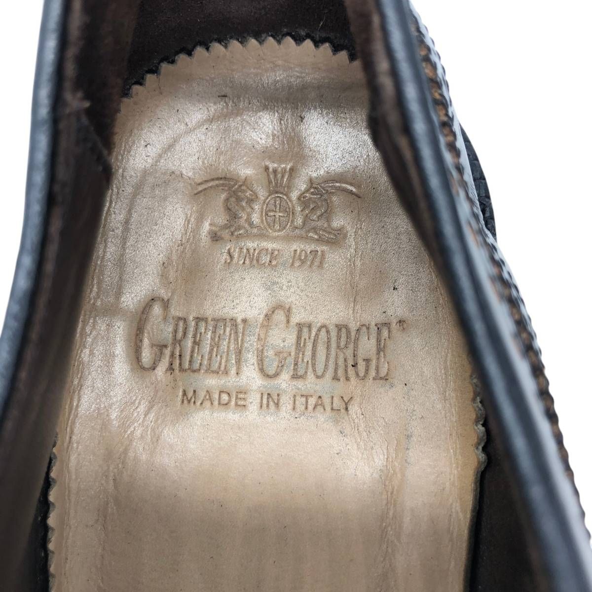 古着 グリーン ジョージ GREEN GEORGE フルブローグ ウイングチップ