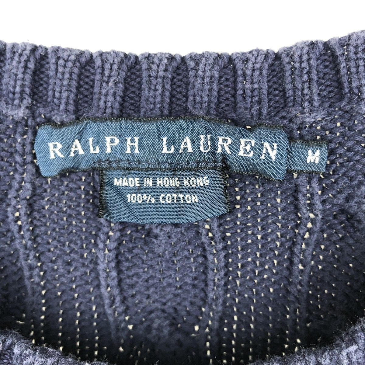 古着 ラルフローレン Ralph Lauren ケーブル編み コットンニットセーター レディースM相当/eaa628704 古着 ラルフローレン Ralph Lauren ケーブル編み コットンニット