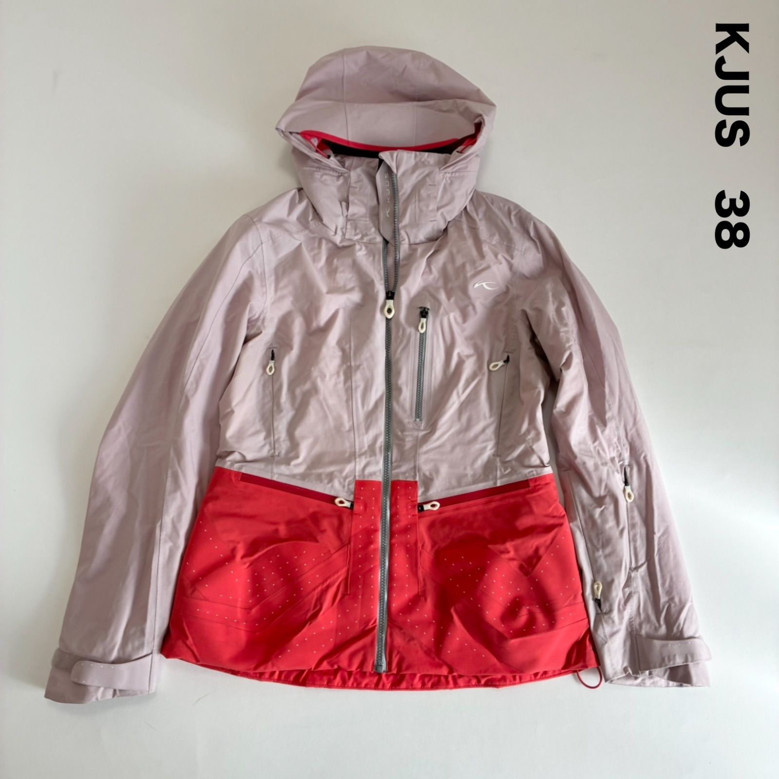 KJUS チュース☆LS15-70 LADEIS FRX JACKET ピンク オレンジ 38 