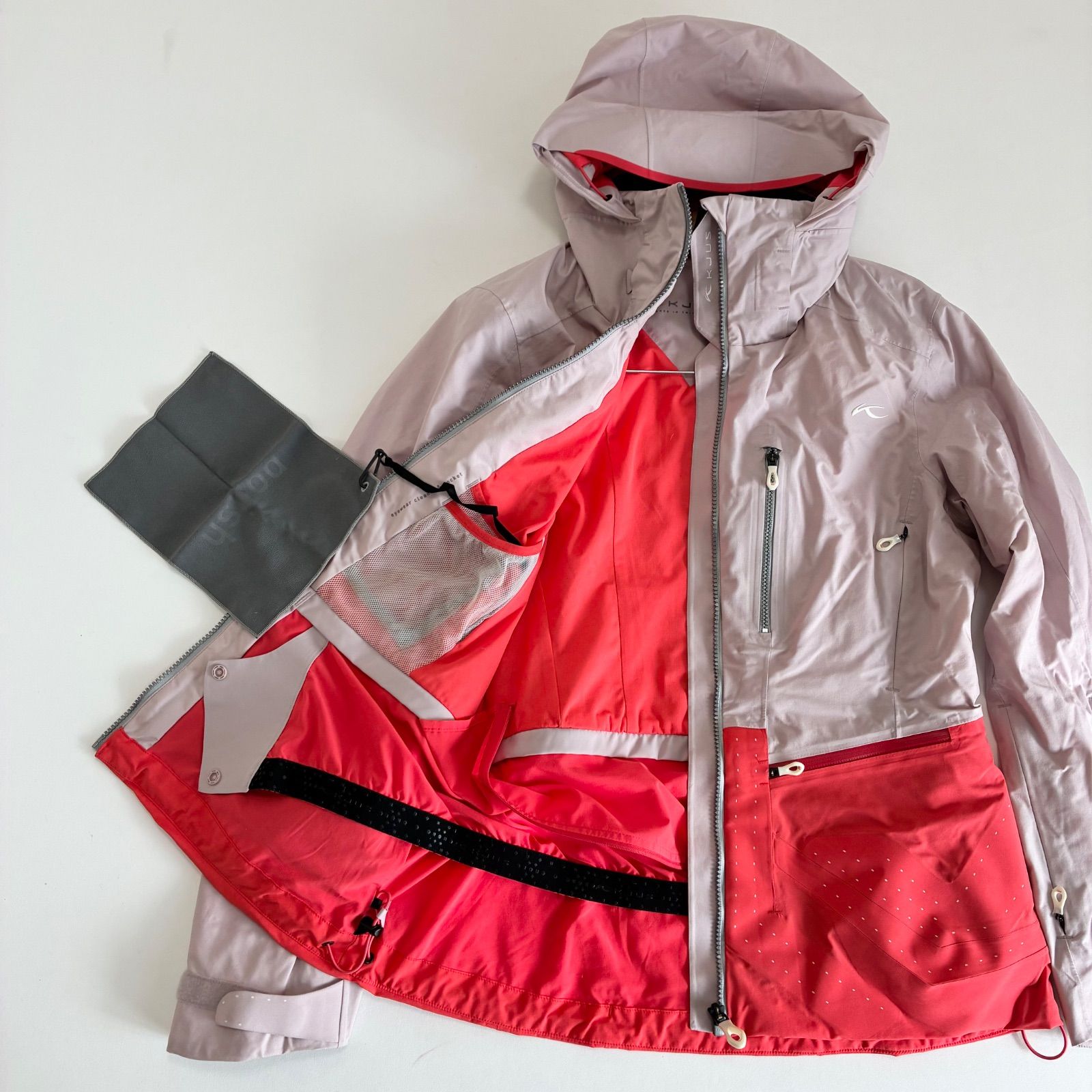KJUS チュース☆LS15-70 LADEIS FRX JACKET ピンク オレンジ 38 