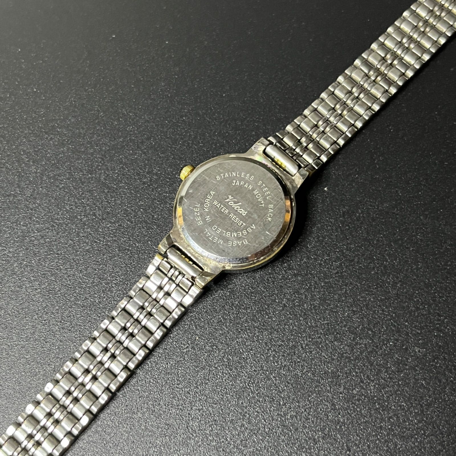 稼働品】 VOLCAS 腕時計 ゴールド QUARTZ 動作確認済み 電池交換済み 