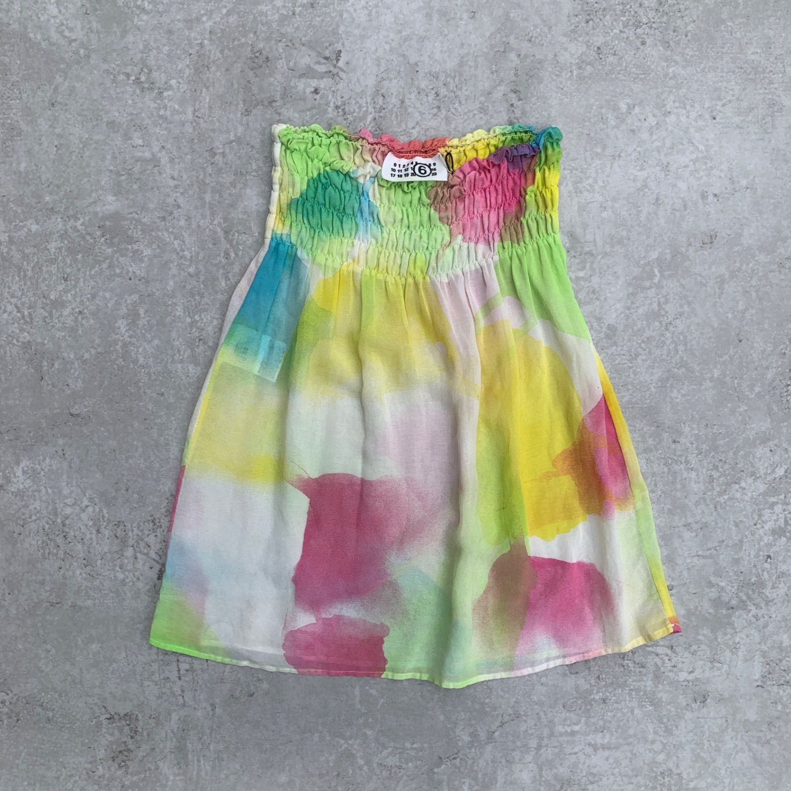 MM6 Maison Margiela スカート　レイヤード　archive 00s MM6 archive マルタンマルジェラ シアーカラフルスカート
