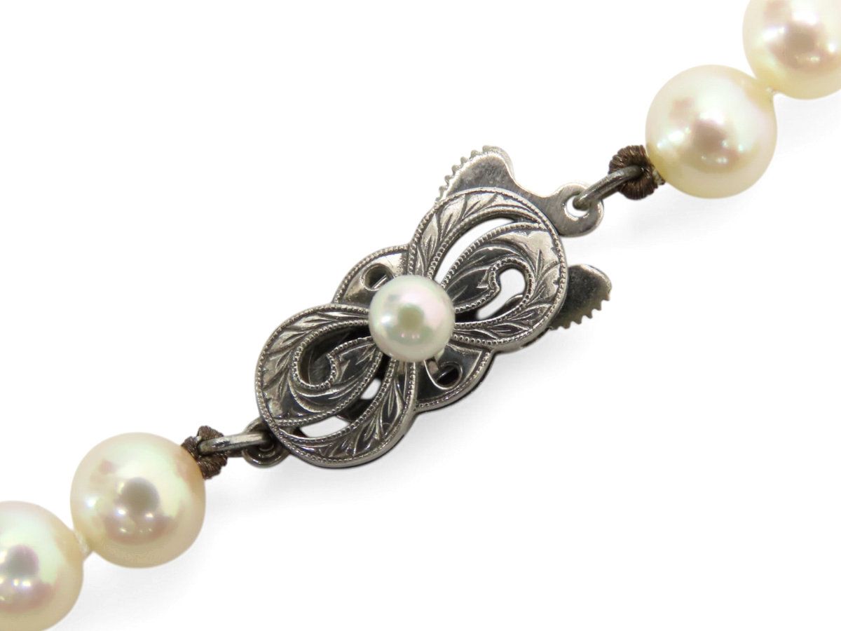 超美品】ミキモト MIKIMOTO パール ネックレス 58珠 アコヤ真珠 6.0mm 