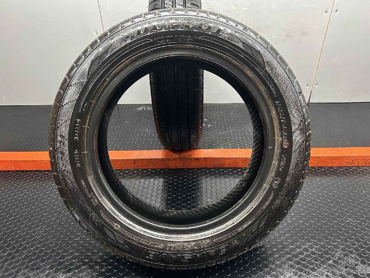 走行短め】DUNLOP ENASAVE EC204 155/65R14 14インチ 夏タイヤ 2本 23 