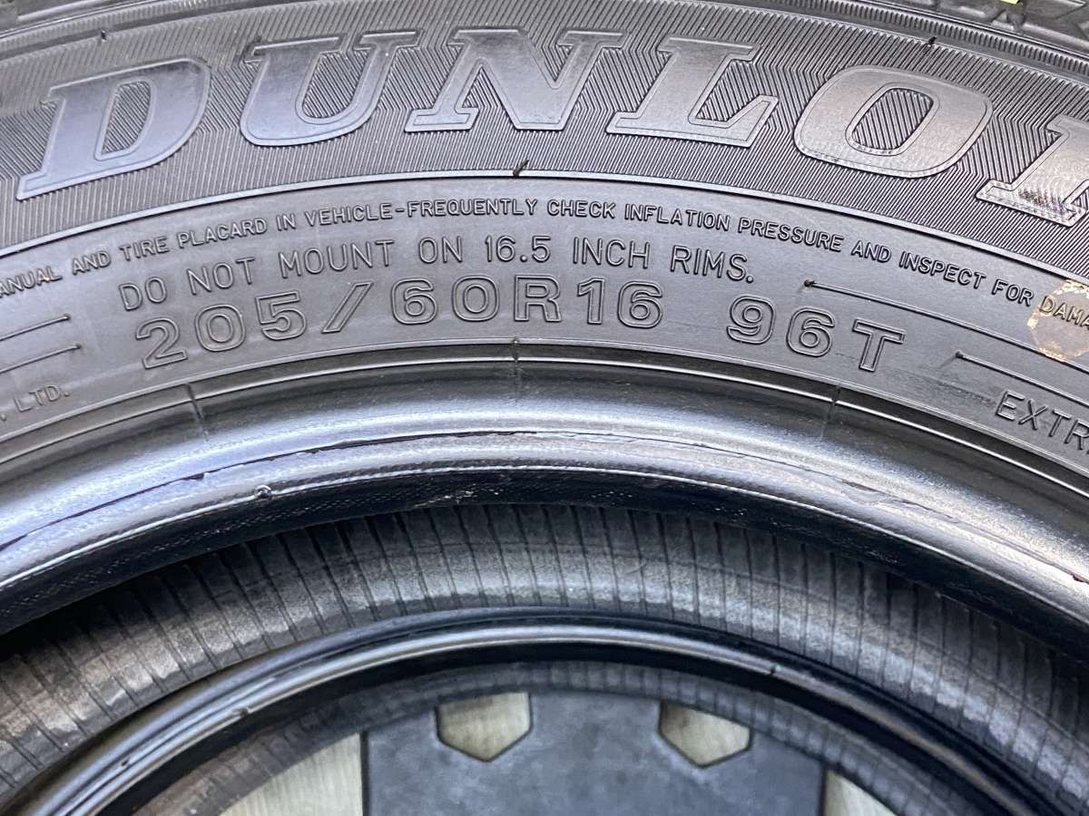 205/60R16 ダンロップ ウィンターマックス WM02 中古タイヤ 