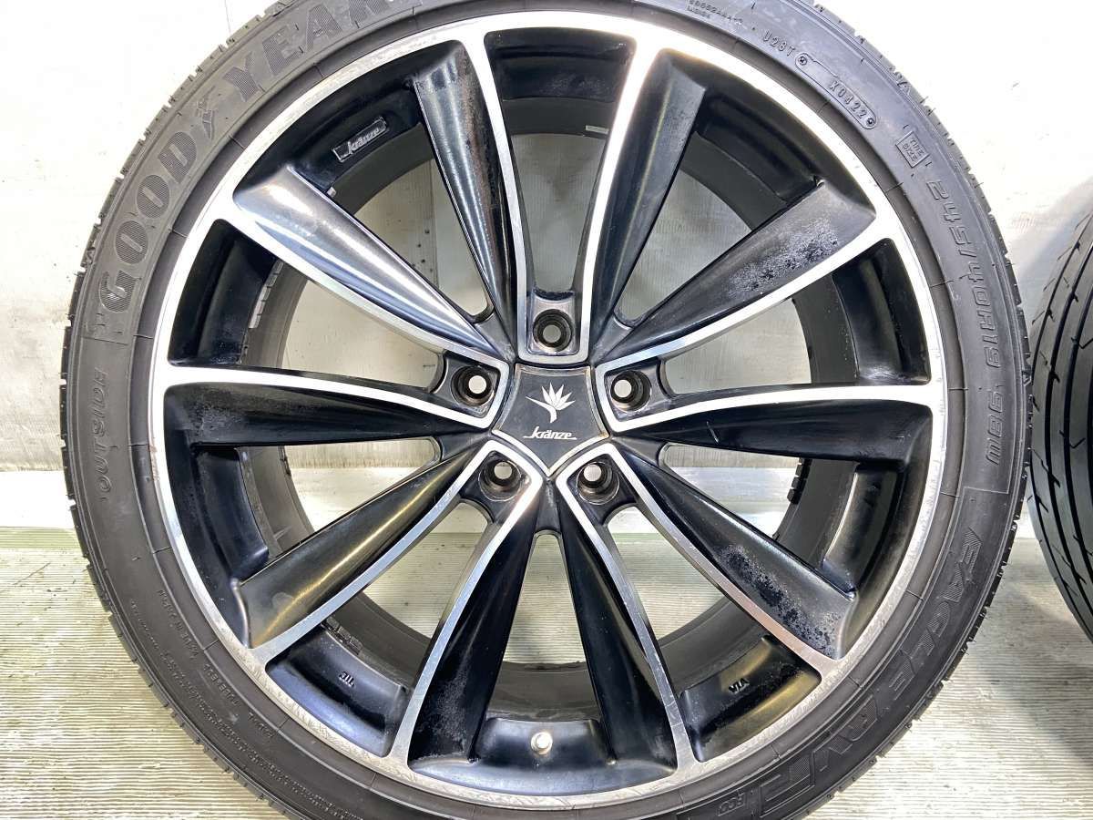 245/40R19 グッドイヤー EAGLE RVF WEDS クレンツェ クリシュナ 19x8.0 