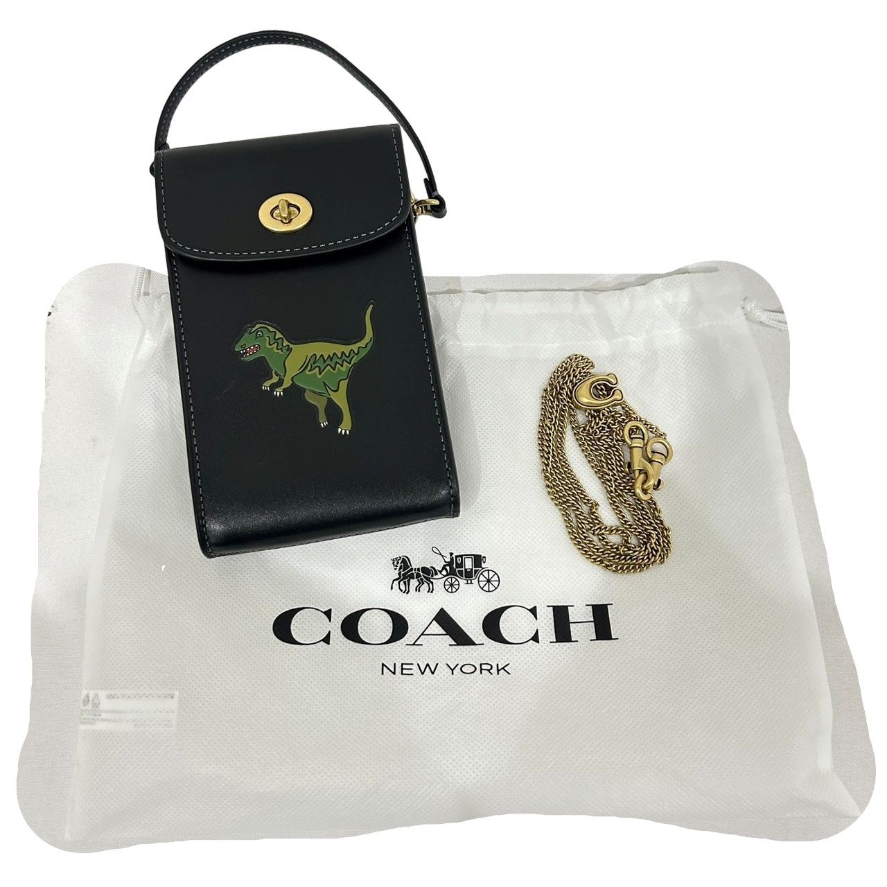 COACH コーチ ターンロック フォーン クロスボディ・レキシー プリント 