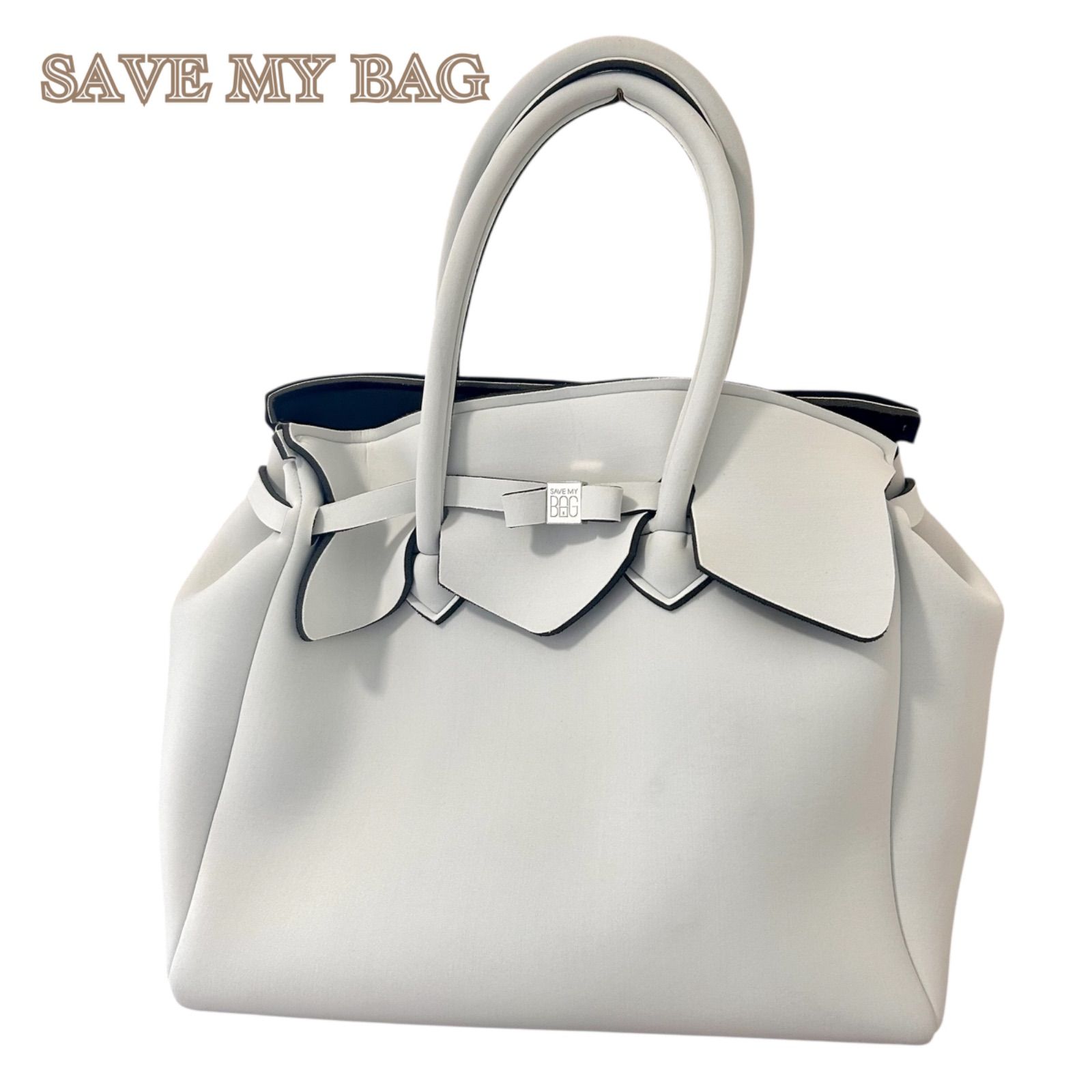 SAVEMYBAG 洗えるバッグ 軽量 大容量 トートバッグ ホワイト - メルカリ