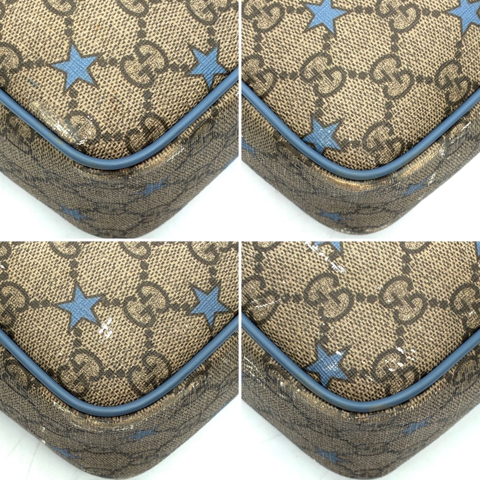 GUCCI グッチ GGスプリーム スター 星柄 ショルダーバッグ