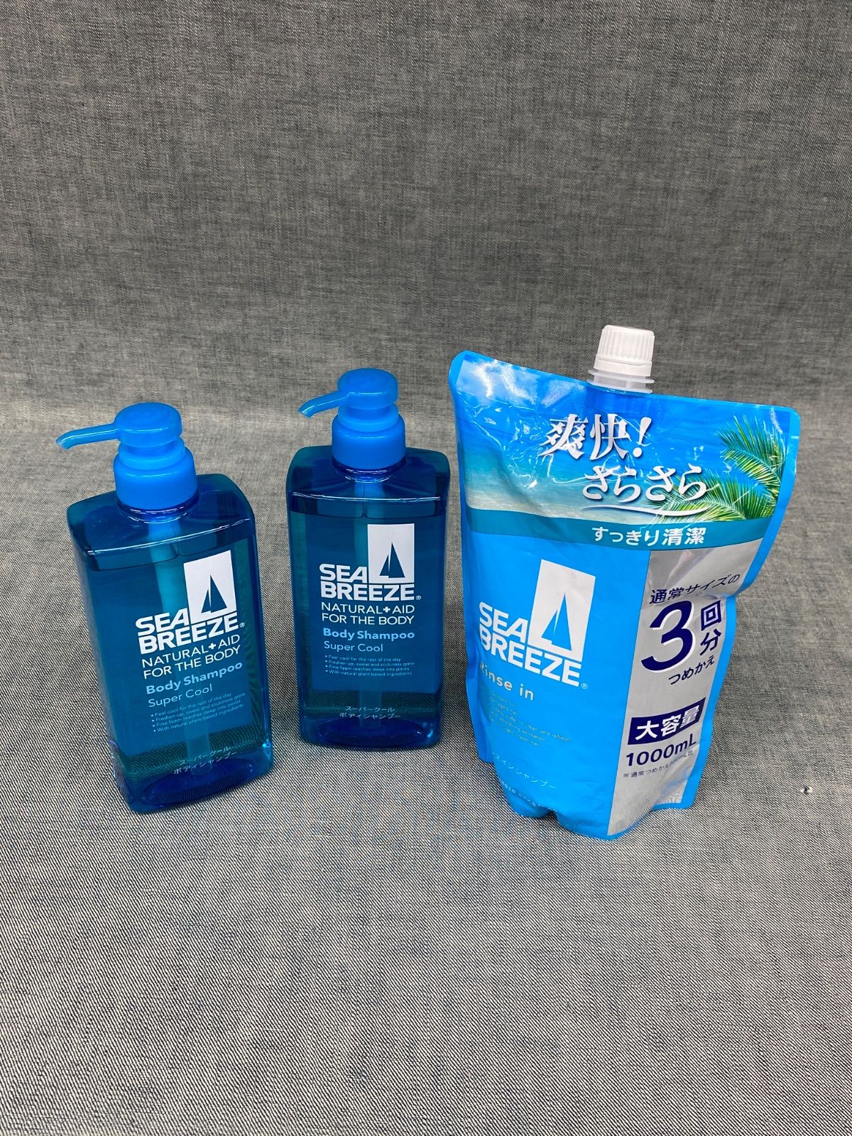 シーブリーズ リンスインシャンプー 詰替用 1000ml×1 スーパークール