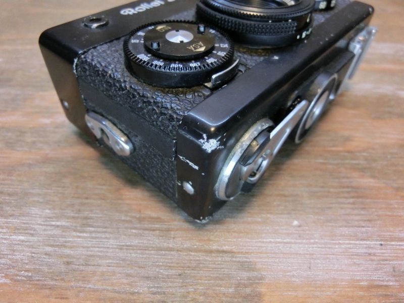 7879 良品 Rollei 35 露出計OK ドイツ製 ブラック ローライ フィルム
