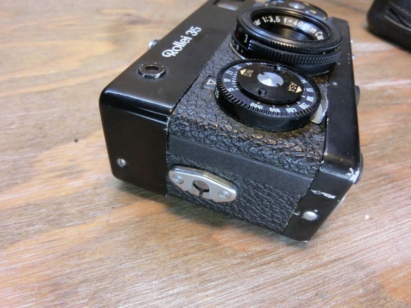 7879 良品 Rollei 35 露出計OK ドイツ製 ブラック ローライ フィルム
