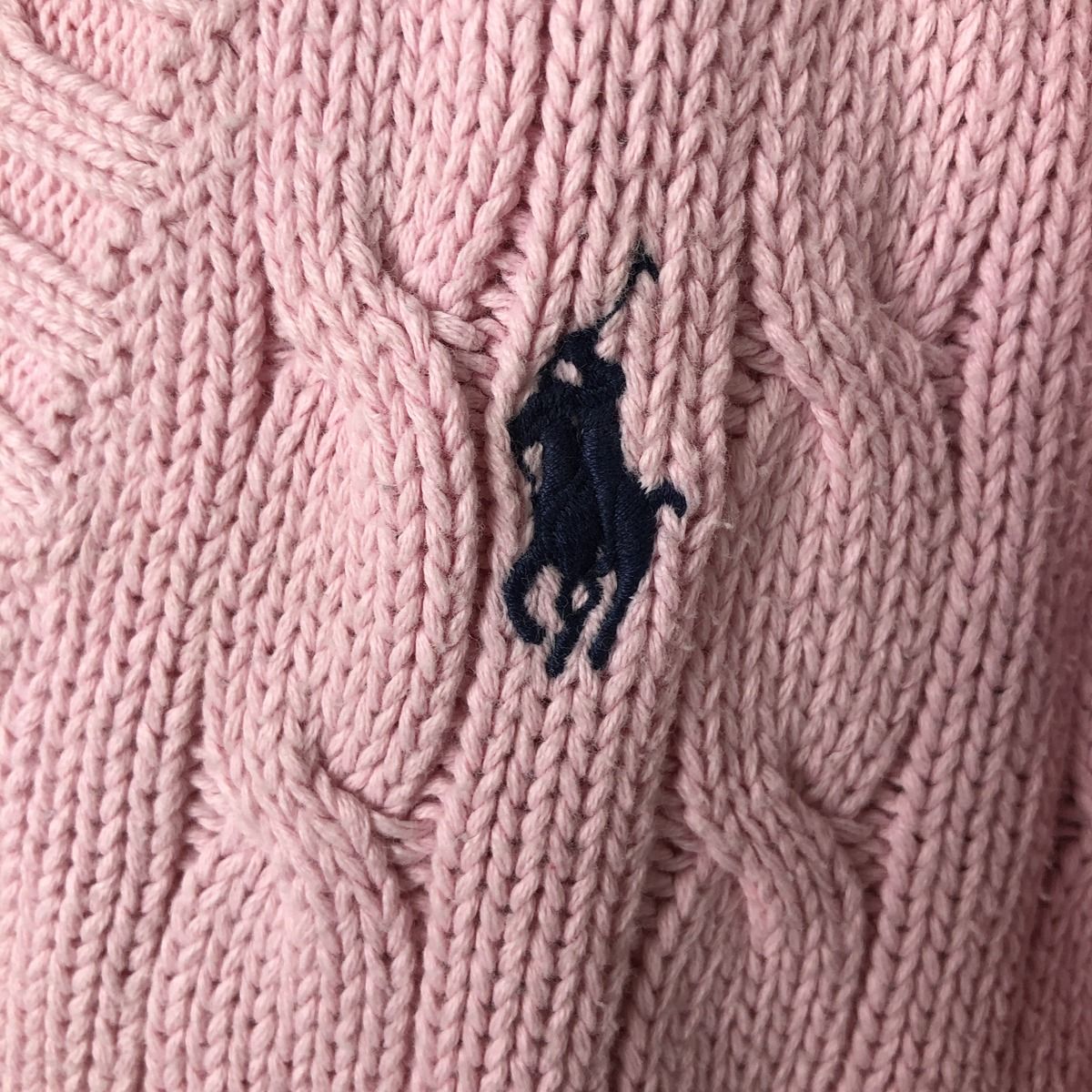 古着 ラルフローレン Ralph Lauren RALPH LAUREN SPORT ケーブル編み Vネック コットンニットセーター レディースS相当/eaa626291 古着 ラルフローレン Ralph Lauren RALPH LAUREN SPORT ケーブル編み V