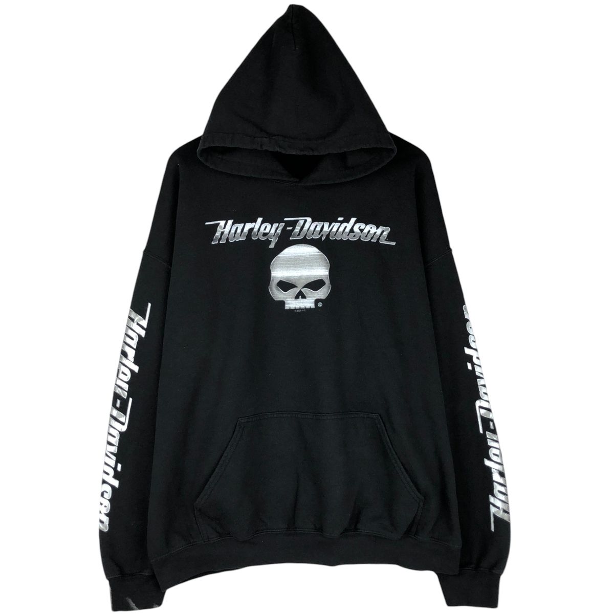 古着 ハーレーダビッドソン Harley-Davidson ドクロ柄 スカル柄 