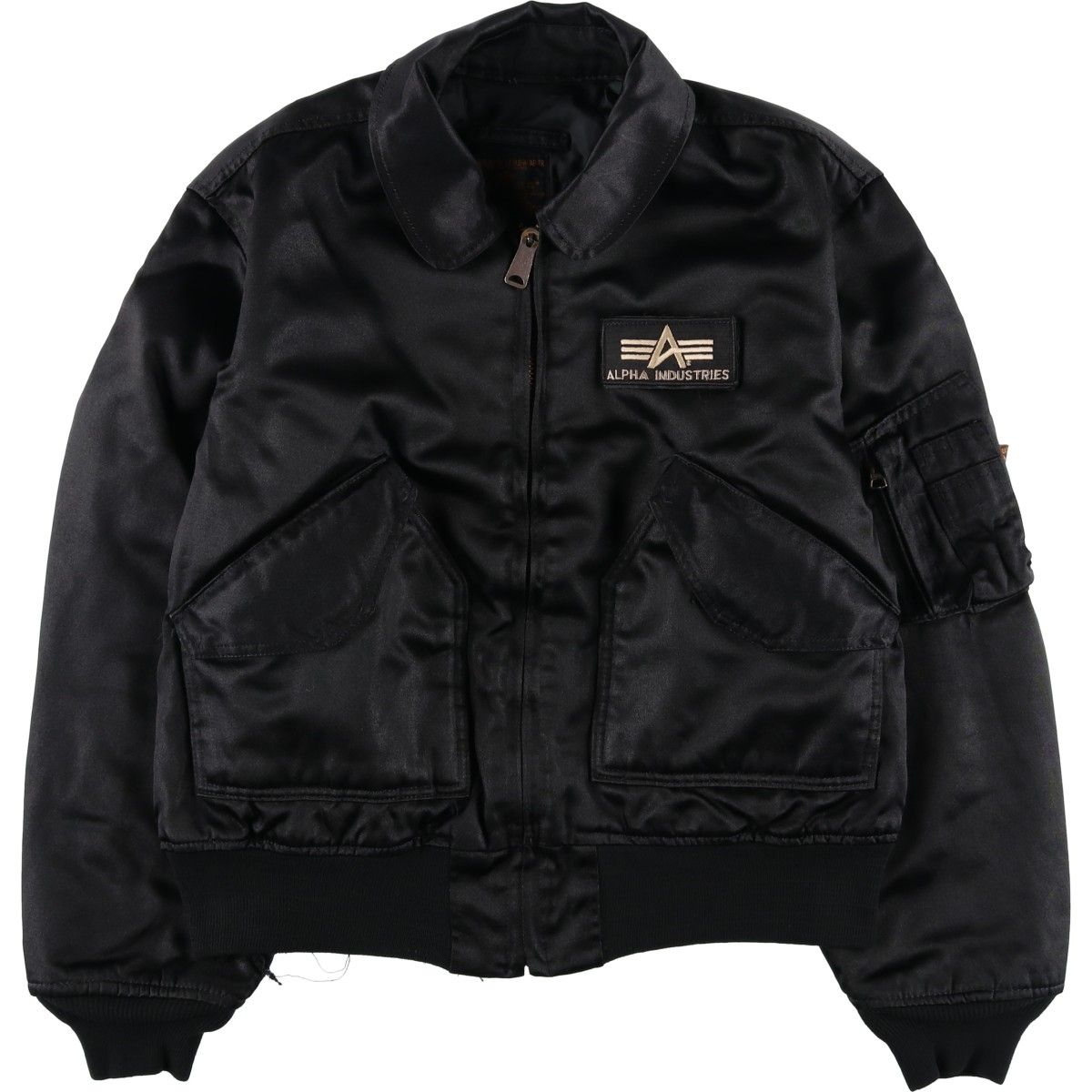 古着 民間品 アルファ ALPHA CWU-45/MPタイプ 中綿入り ミリタリー フライトジャケット USA製 メンズL相当/eaa495269 古着 民間品 アルファ ALPHA CWU-45/MPタイプ 中綿入り ミリタリー