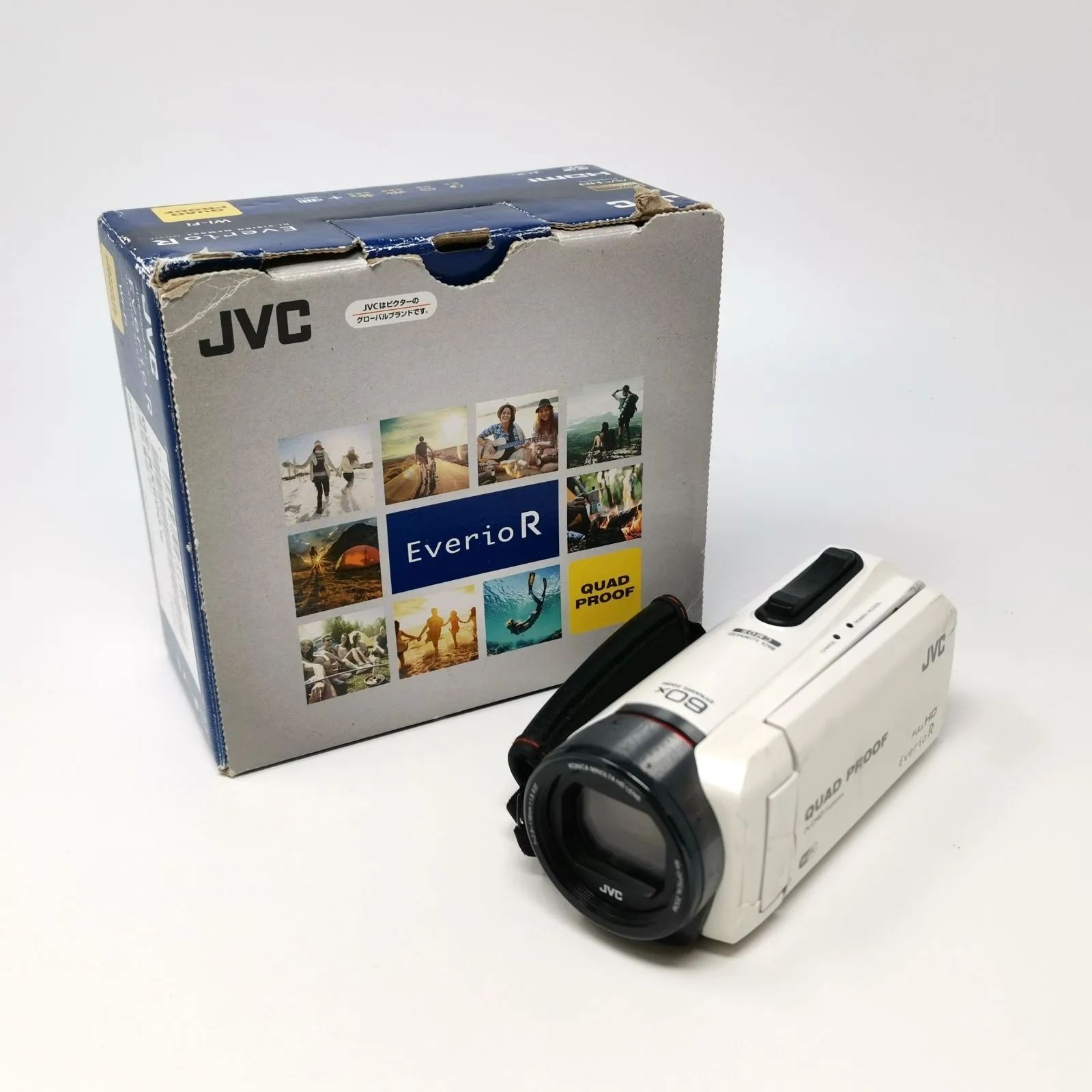 JVC ビデオカメラ EverioR エブリオ GZ-RX600-W 【公式通販】