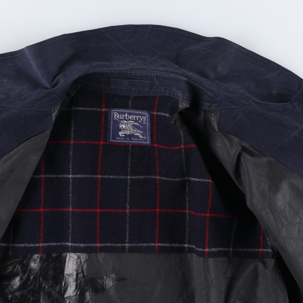 古着 バーバリー Burberry's コットン100% ハーフコート 英国製 メンズ