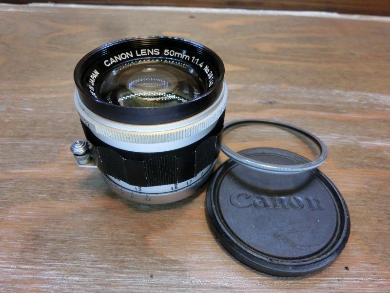 7886 CANON LENS 50mm F1.4 ライカLマウント L39マウント キヤノン