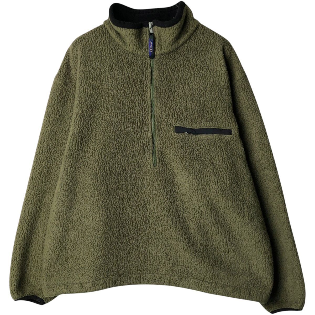 古着 70~80年代 エルエルビーン L.L.Bean ハーフジップ フリースプル 