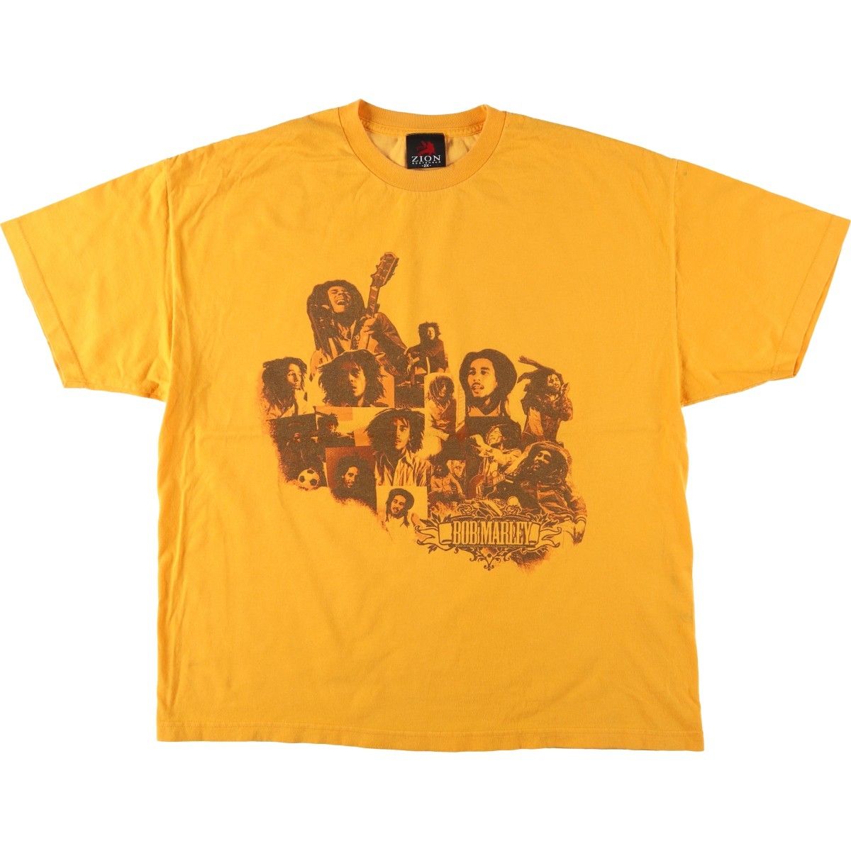 古着 ZION ROOTSWEAR BOB MARLEY ボブマーリー バンドTシャツ バンT USA製 メンズXL相当 /eaa559801 00年代 ZION BOB MARLEY ボブマーリー レゲエ アーティストTシャツ