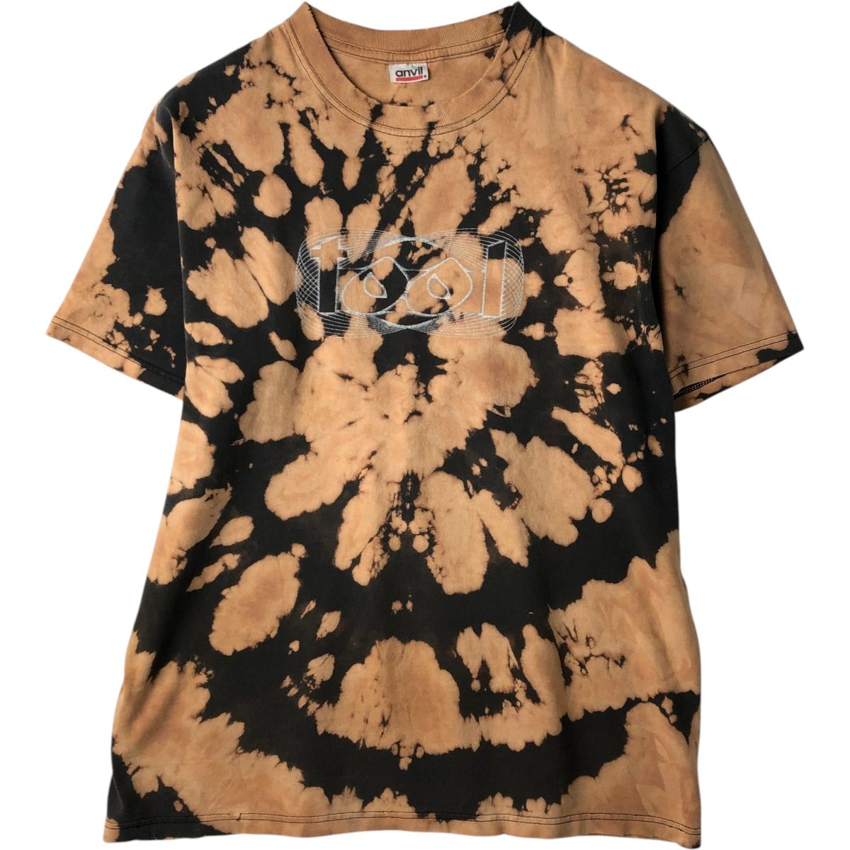 古着 90年代 アンビル Anvil TOOLトゥール タイダイ柄 バンドTシャツ 
