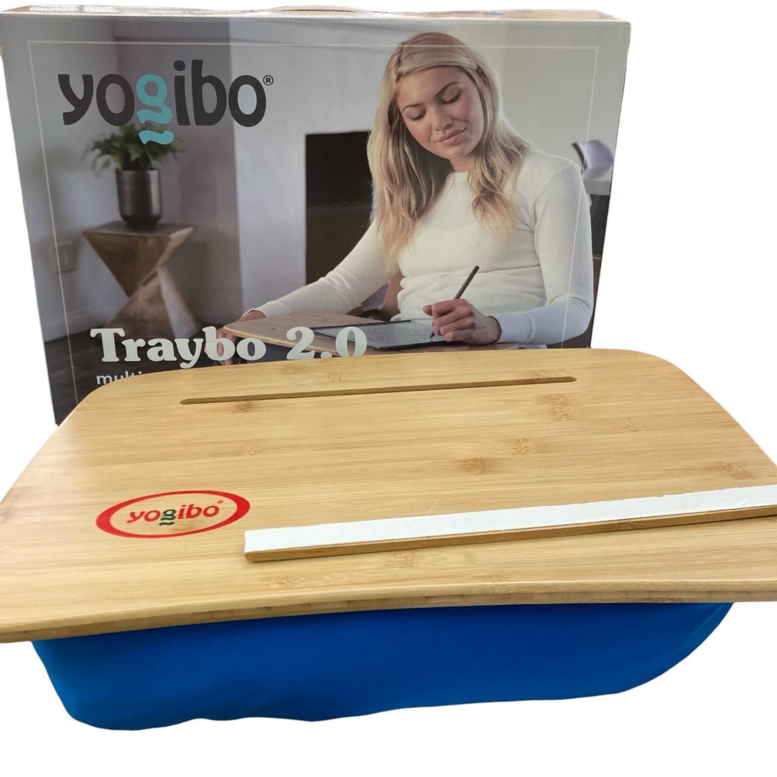 186000 yogibo ヨギボー Traybo 2.0 トレイボー ブルー - メルカリ