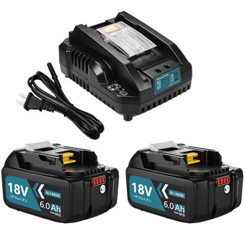 ☆新品☆Boetpcr 互換 マキタ 18v バッテリー 充電器セット ☆新品☆Boetpcr 互換 マキタ 18v バッテリー 充電器セット