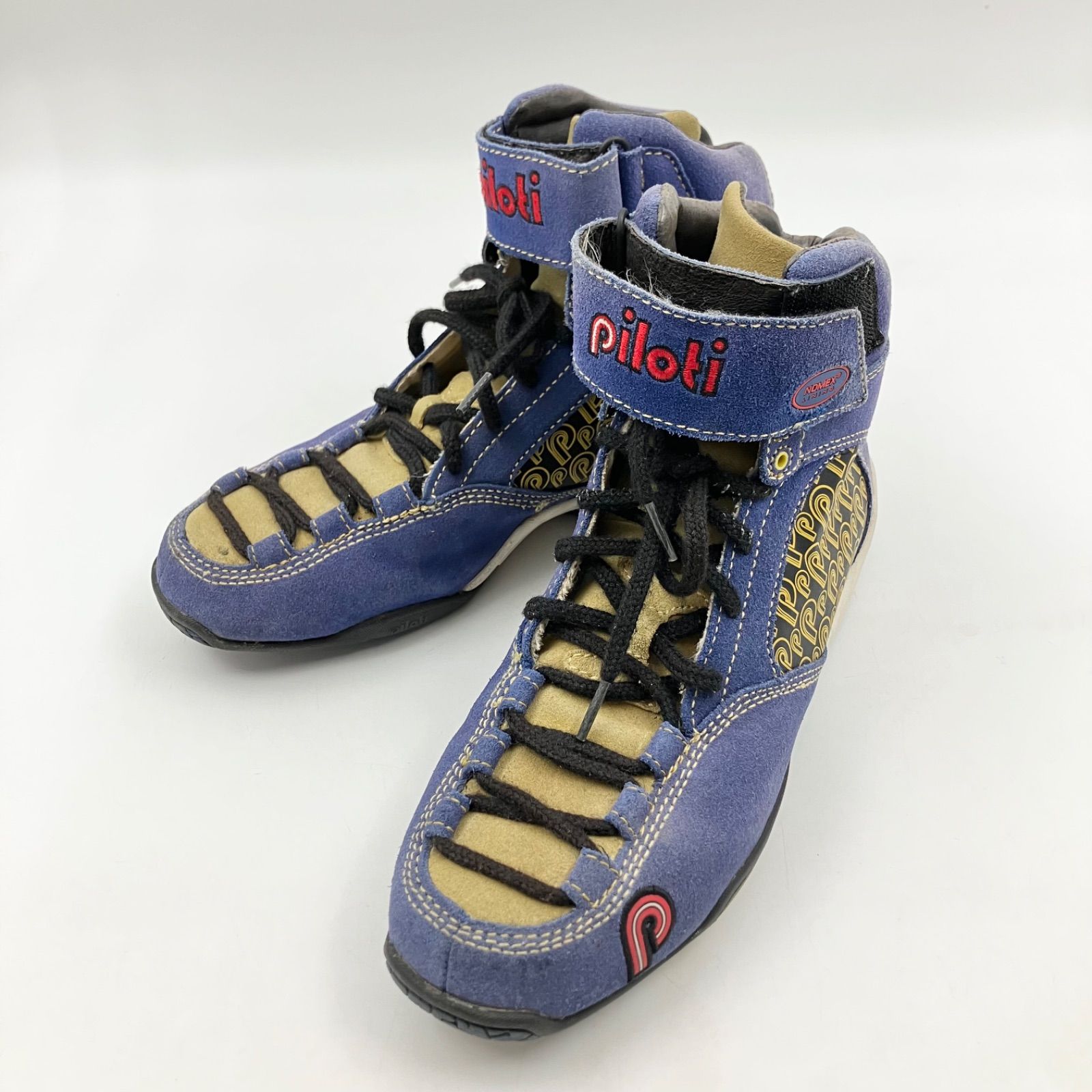 PILOTI ピロティ ドライビングシューズ レーシングシューズ 青 黄色 