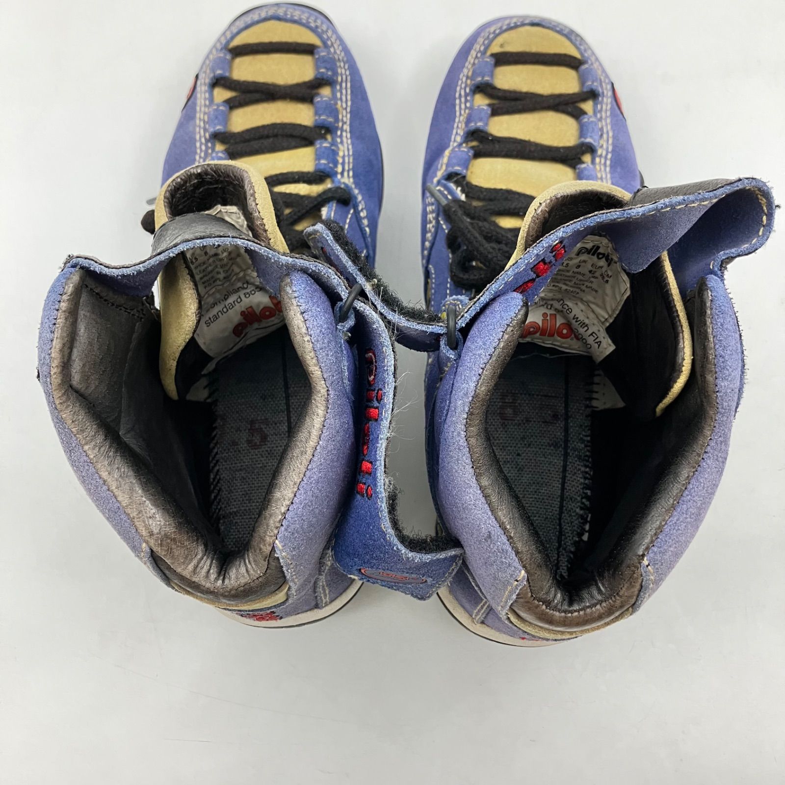 PILOTI ピロティ ドライビングシューズ レーシングシューズ 青 黄色 