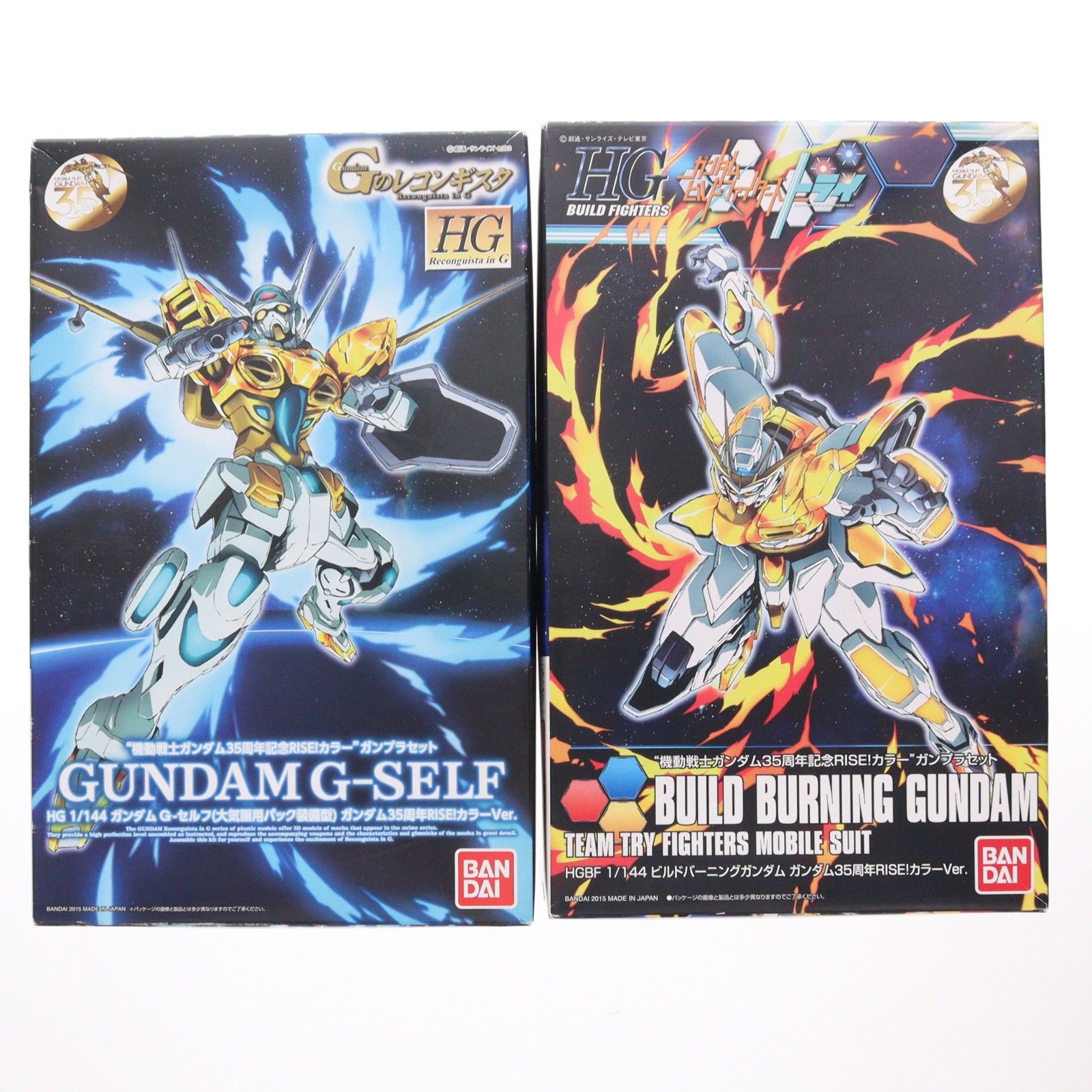 HG 1/144 ガンダム35周年記念RISE!カラーガンプラセット 2015年 Gの 