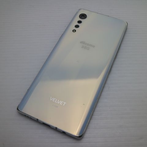 スマートフォン・携帯電話 新品同様 L-52A LG VELVET オーロラ