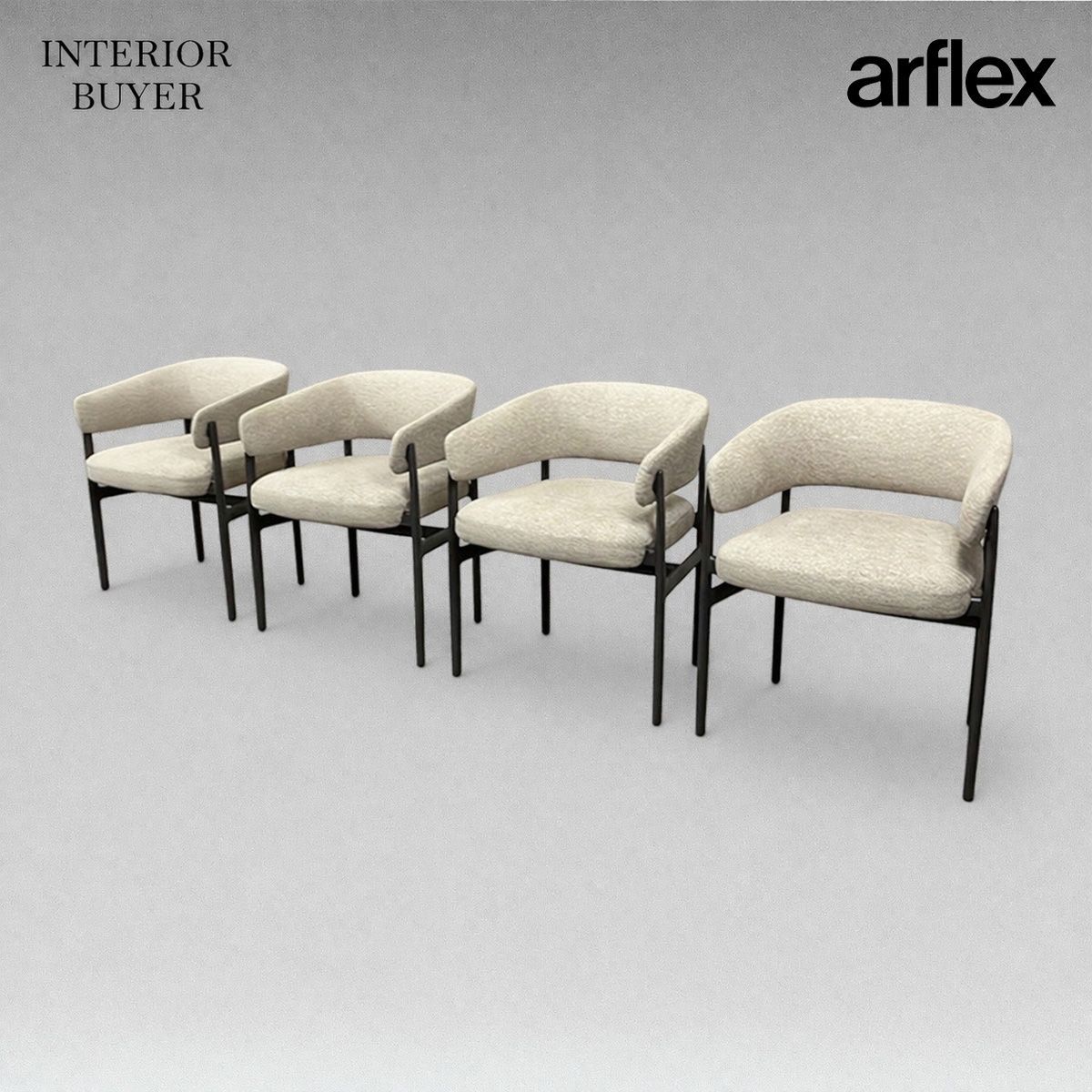 arflex アルフレックス LYS リース ダイニングチェア 4脚セット 