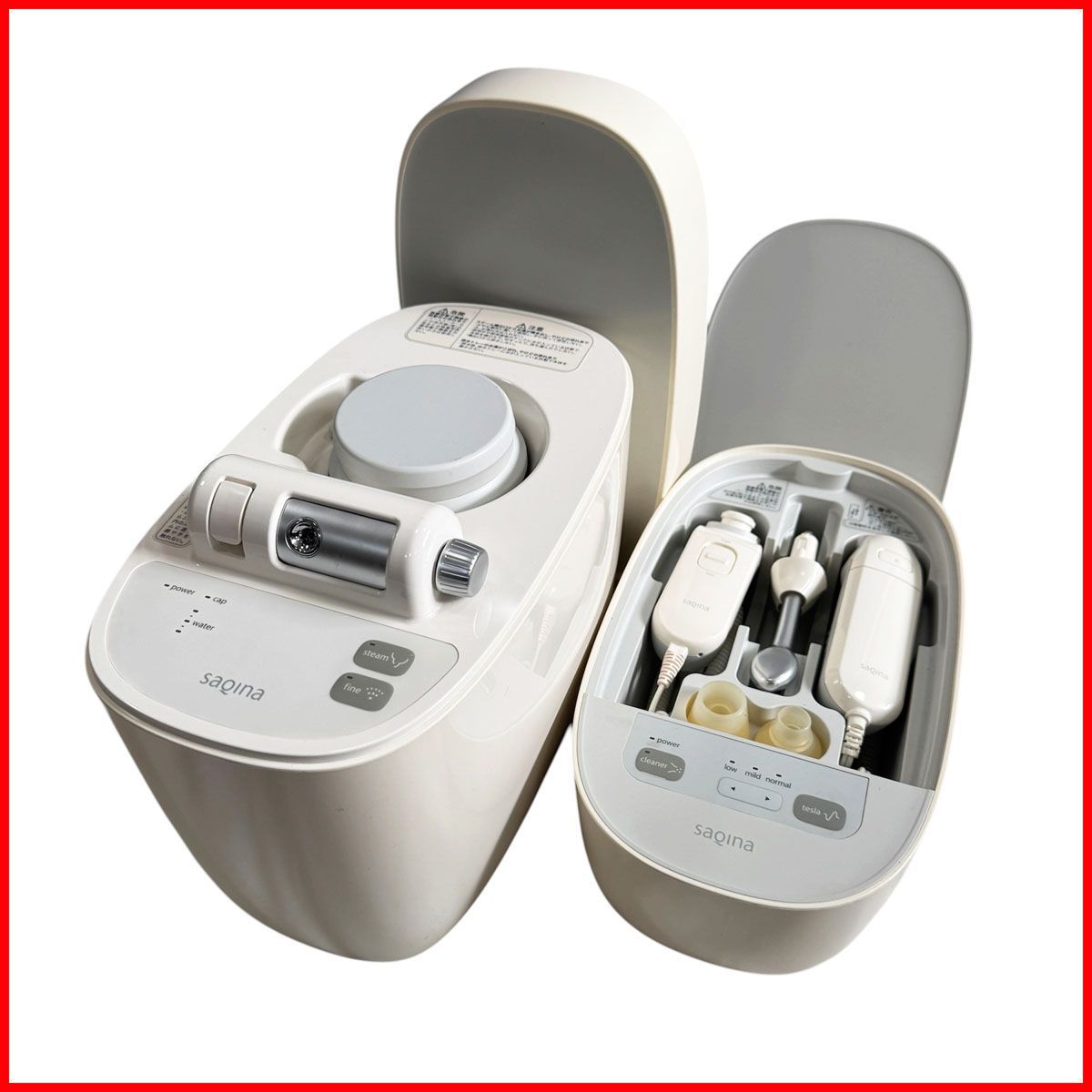 中古 コメット電気 saqina saqinamieux-P サキナミュー 美顔器